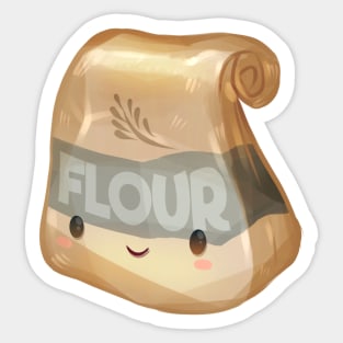 Cute Bag of Flour Sticker